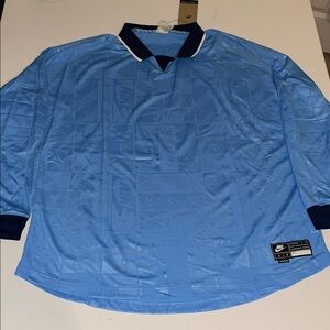 Nike Air Shirt Men's XL Shirt  Long Sleeve Jersey Soccer  Blue HM8987 NWT